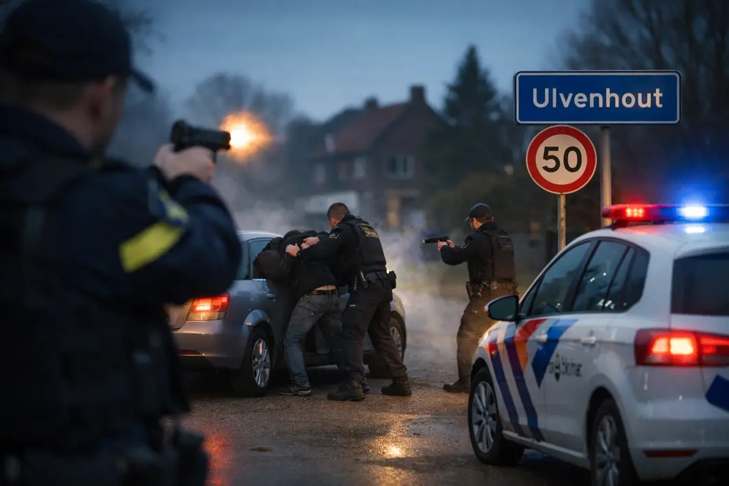 Waarschuwingsschot bij aanhouding in Ulvenhout na verdenking op vuurwapenbezit