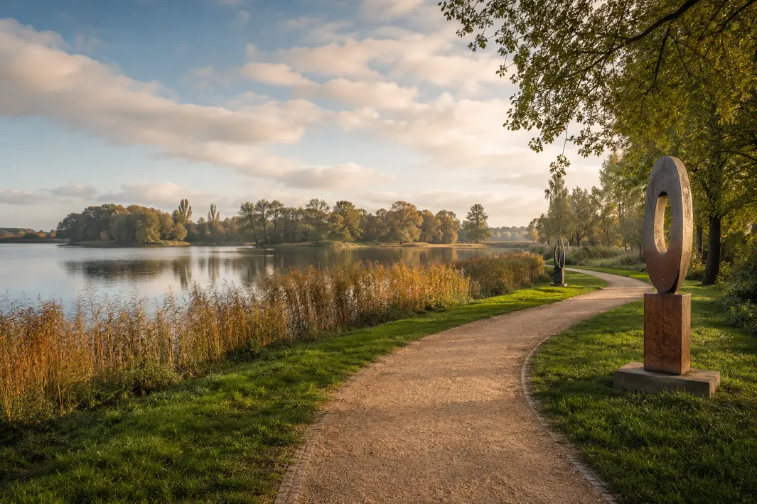 Nieuwe wandelroute met kunst in Boeimeerpark geopend