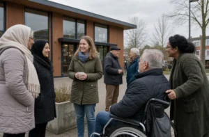 Toegankelijke ontmoetingsplek in Brabantpark voor diverse vragen en hulp